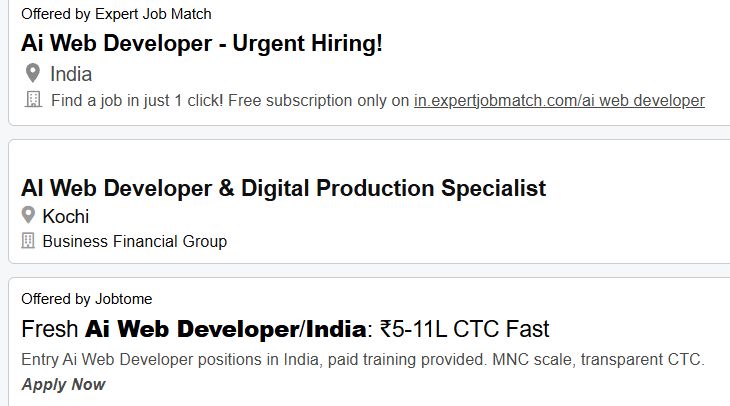 AI-Powered Web Development internship jobs in Ras Al Khaimah