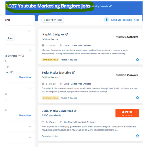 Content Writing internship jobs in Uae