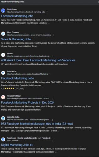 Facebook Marketing internship jobs in Sharjah