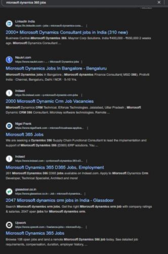 Microsoft Dynamics 365 internship jobs in Ajman