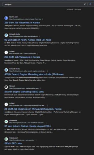 Search Engine Marketing (SEM) internship jobs in Ajman