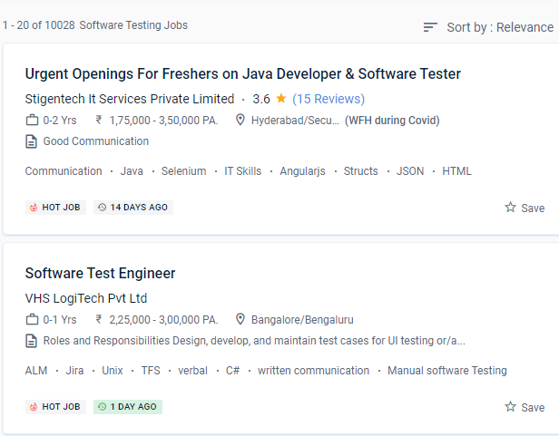 Software Testing internship jobs in Uae